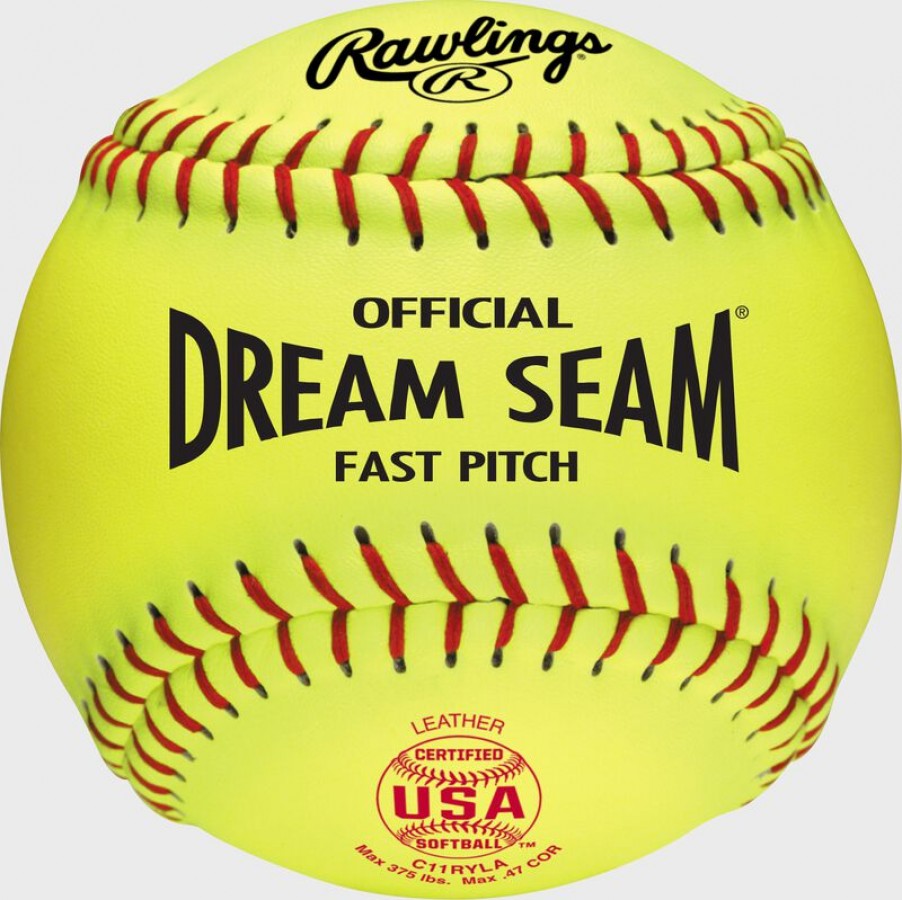RAWLINGS USA NFHS OFFICIAL 11" SOFTBALL - DREAM SEAM