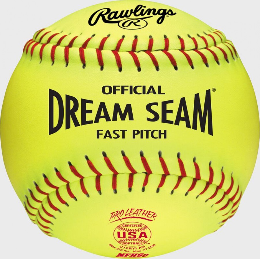 RAWLINGS USA NFHS OFFICIAL 12" SOFTBALL - DREAM SEAM