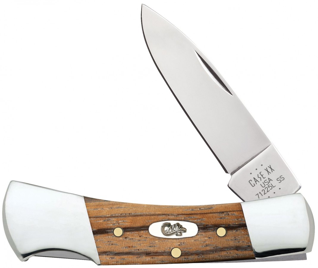 CASE KNIVES NATURAL ZEBRA WOOD SMOOTH LOCKBACK