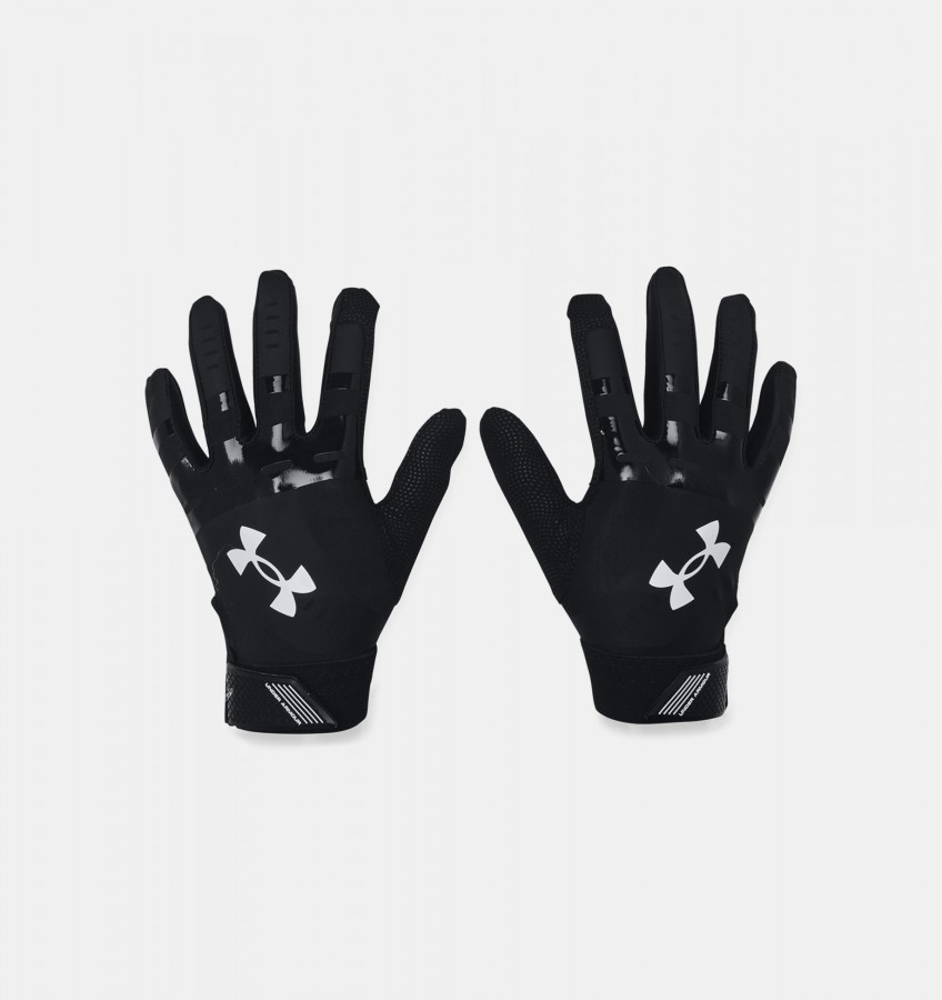 Women's Black UA Radar Batting Gloves