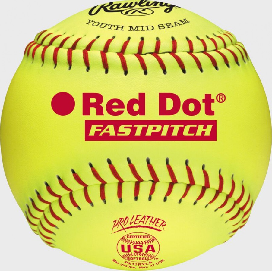 RAWLINGS USA 11" SOFTBALL - RED DOT