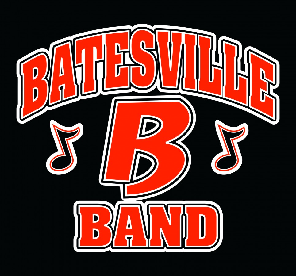 BATESVILLE BAND DECAL - 2 NOTES