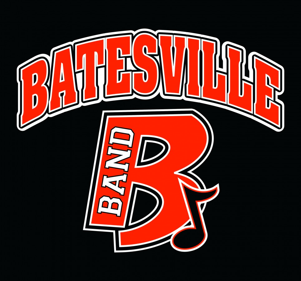 BATESVILLE BAND DECAL - 1 NOTE