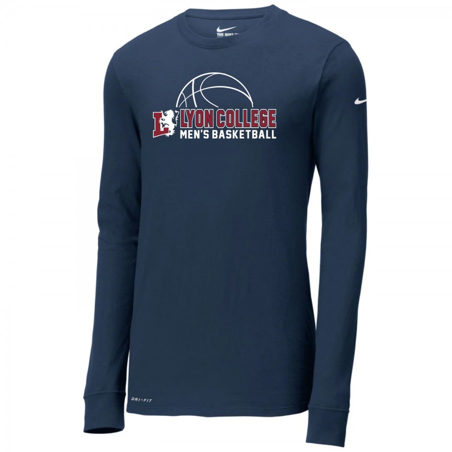 LYON MENS BASKETBALL NIKE L/S-D1