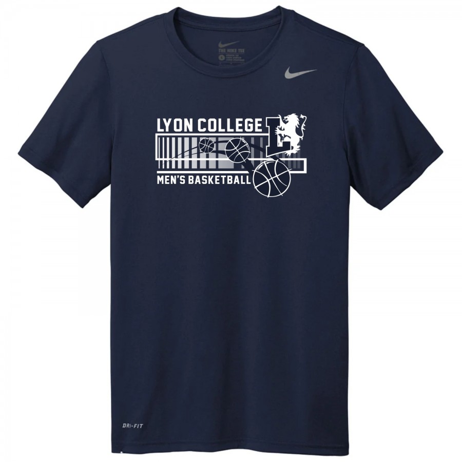 LYON MENS BASKETBALL NIKE DRIFIT S/S