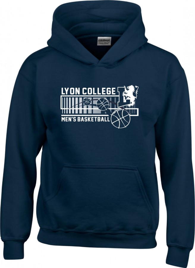LYON MENS BASKETBALL ADULT HOODIE