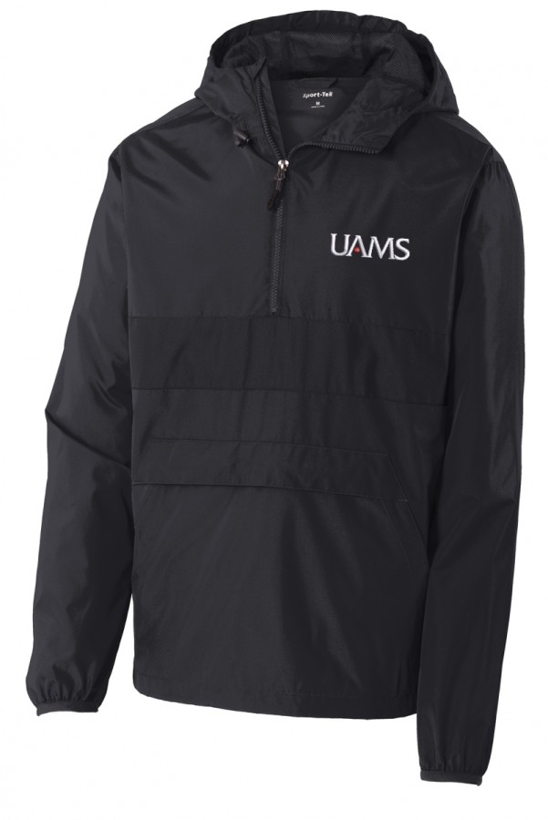E2 JST65 UAMS FBBH Sport-Tek® Zipped Pocket Anorak