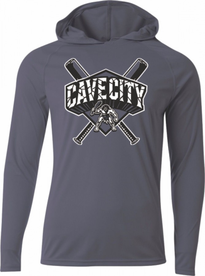 CAVE CITY YOUTH/ADULT DRIFIT HOODED L/S