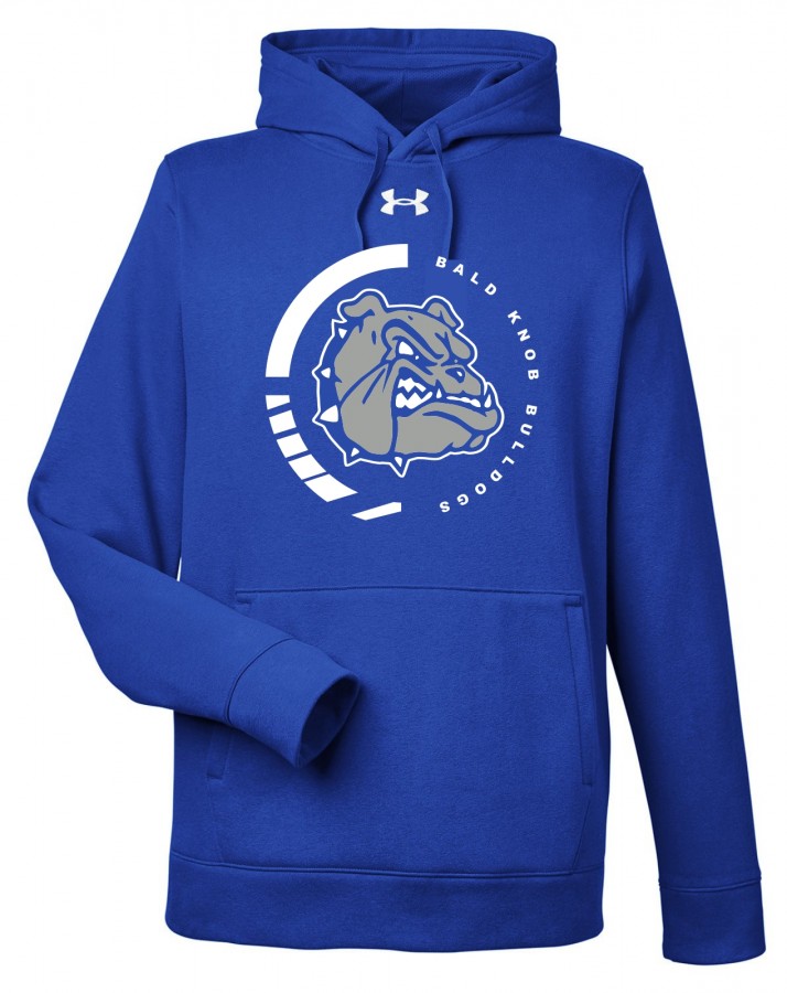 6D244 ADULT UNDER ARMOUR BALD KNOB HOODIE