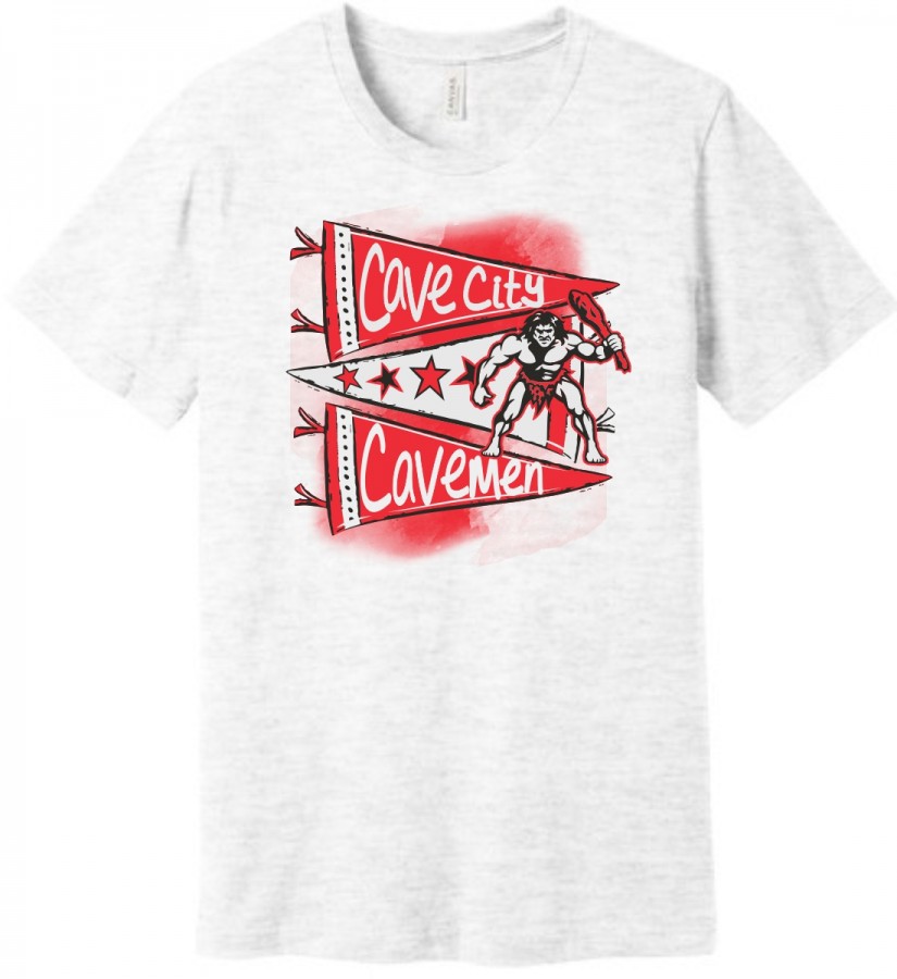 CAVE CITY CHEER ASH SOFT S/S