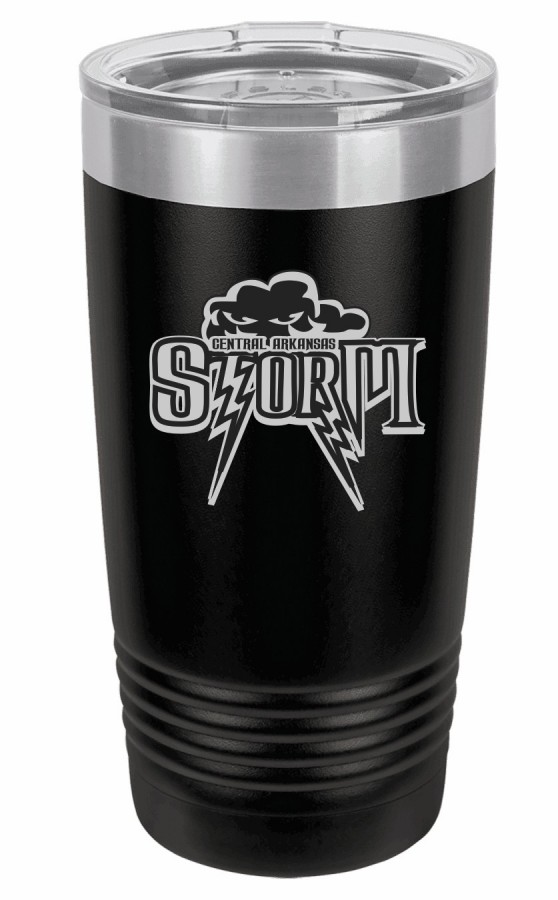 CENTRAL ARKANSAS STORM 20 oz BLACK TUMBLER
