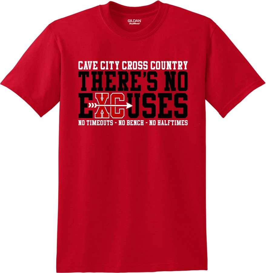 CAVE CITY "NO EXCUSES" XC YOUTH/ADULT S/S