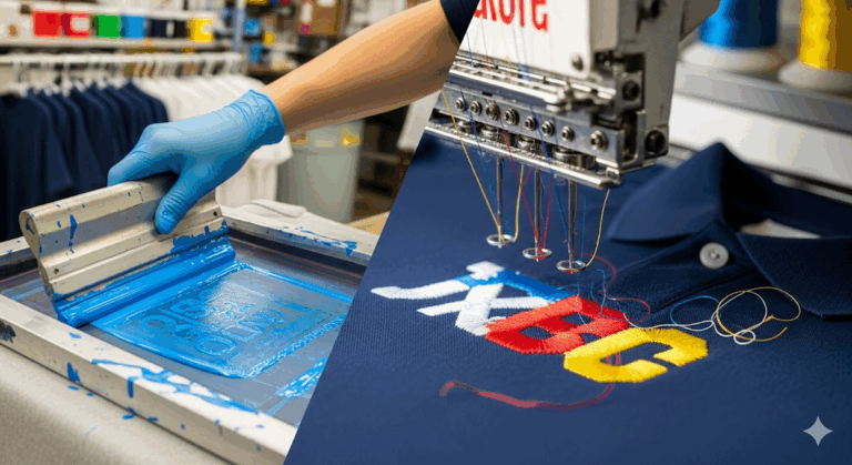 Screen Printing vs. Embroidery: Choosing the Best for Your Project
