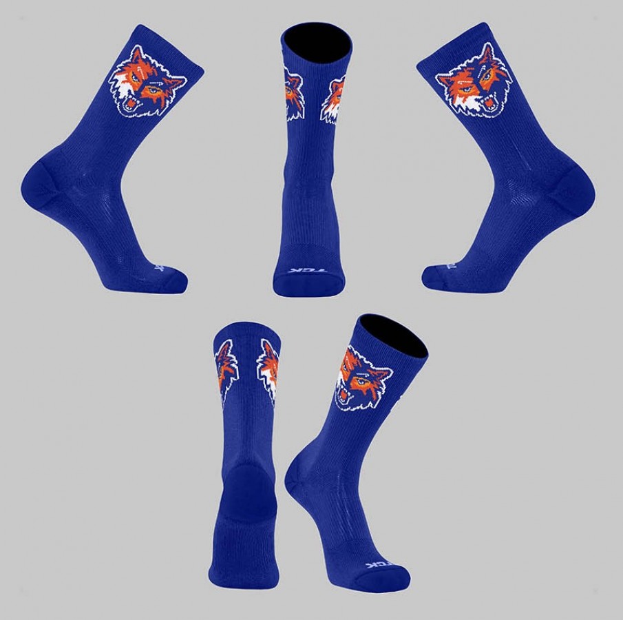 T-WOLVES MASCOT SOCKS