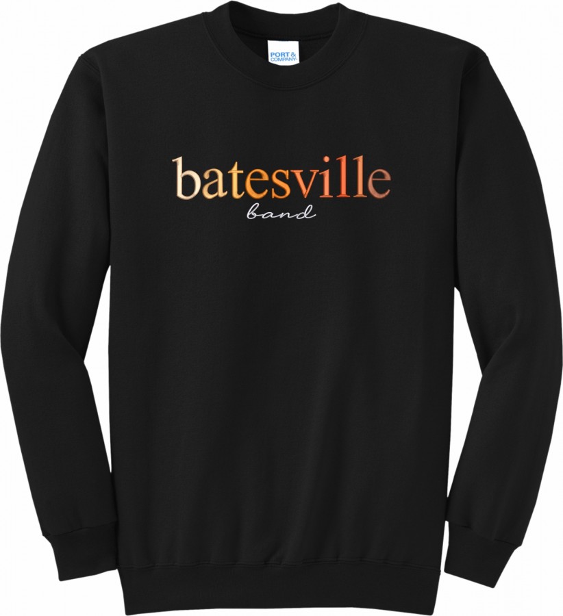BATESVILLE BAND SWEATSHIRT E4 - BLACK