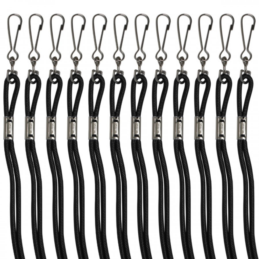 CHAMPION SPORTS WHISTLE LANYARD - BLACK